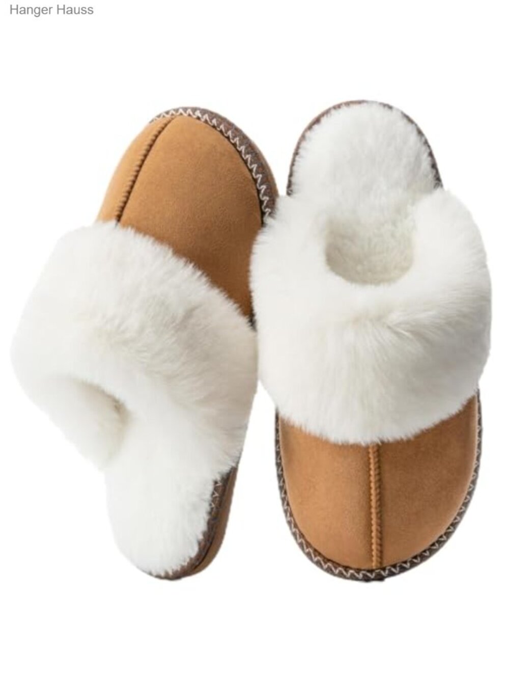 Fuzzy Memory Foam Slippers Faux Fur Anti-Slip House Shoes
